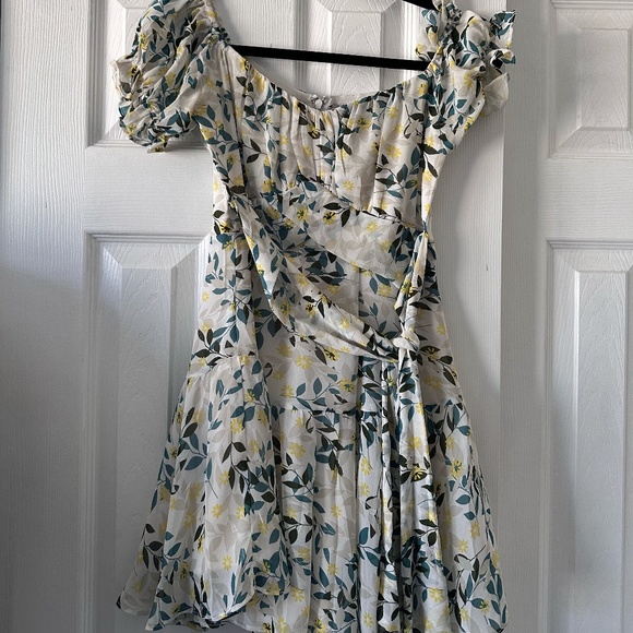 Hello Molly Yellow & Green Multi Mini Dress - Picture 5 of 7